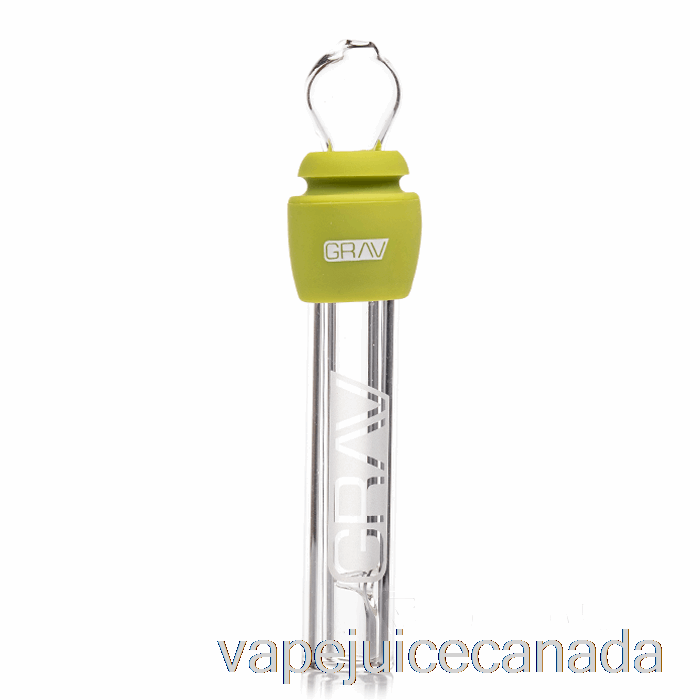 Vape Disposable Canada GRAV Glass Blunt with Silicone Avocado Green
